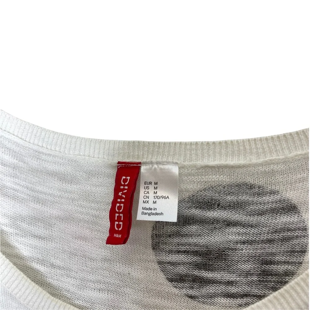 H&M Big Polka Dot Cotton Long Sweater